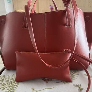 Elegant Red Women's Tote Bag